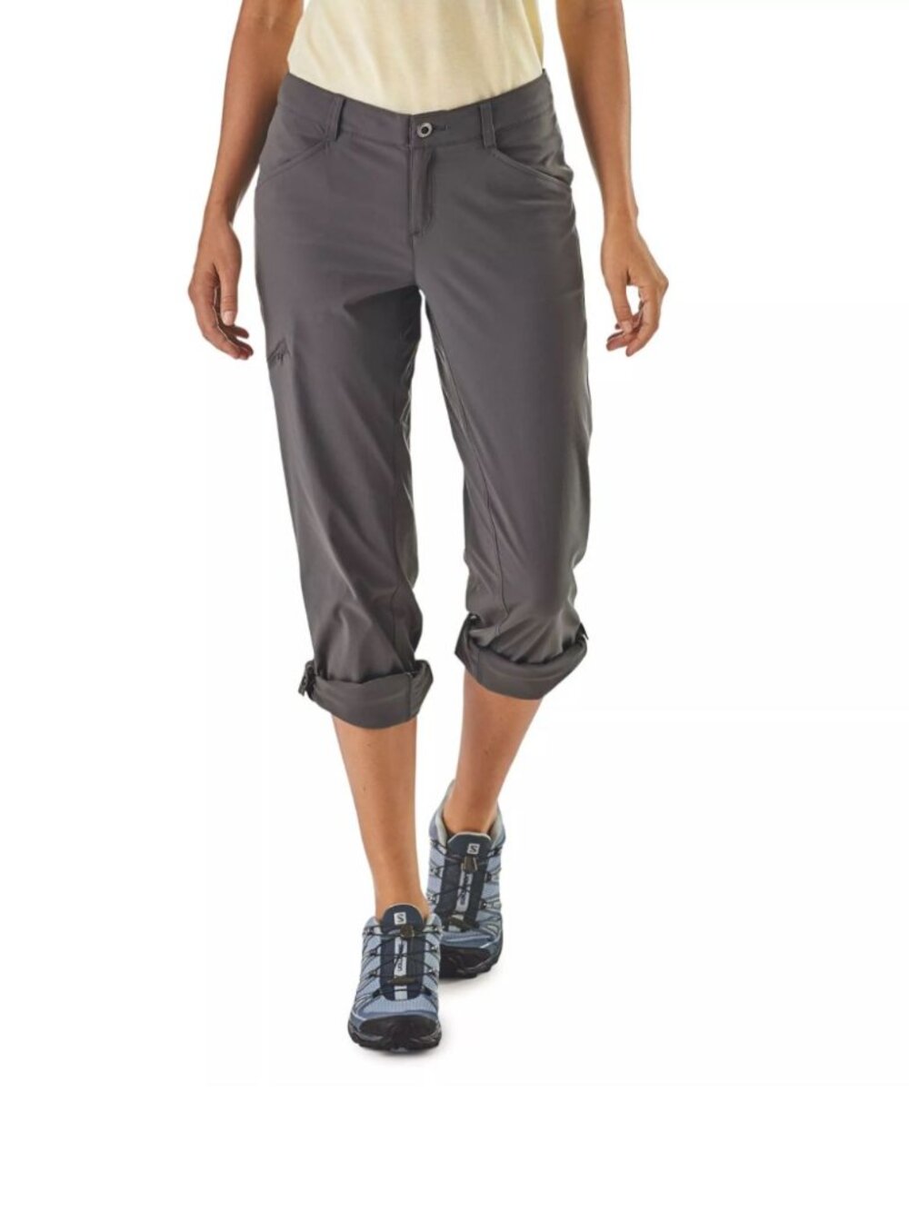PATAGONIA Quandary Stretch DWR Finish Gray Women's Pants  Sz 8 - Picture 5 of 7